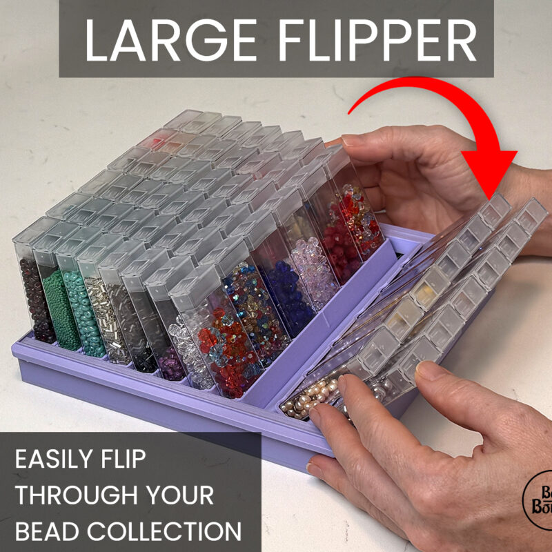 Bead Bound’s Flip-Top Flipper - Large (60 tubes)