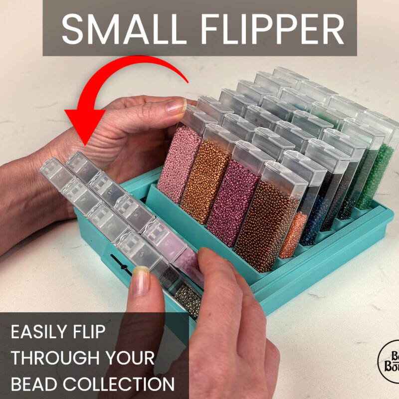 Bead Bound’s Flip-Top Flipper – Small (32 tubes)